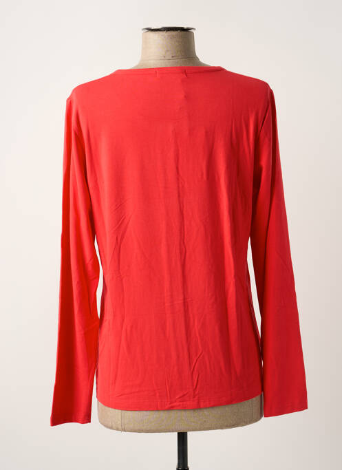 Gilet manches longues rouge PAUL BRIAL pour femme