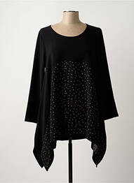 Tunique manches longues noir G!OZE femme