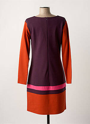 Robe mi-longue violet PAUL BRIAL femme