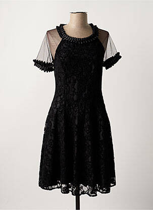 Robe mi-longue noir PAUL BRIAL femme