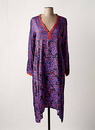 Robe longue bleu PAUL BRIAL femme