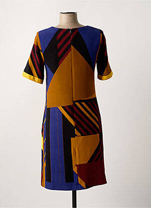 Robe mi-longue marron PAUL BRIAL femme