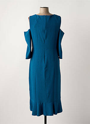 Robe mi-longue bleu PAUL BRIAL femme