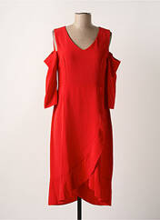 Robe mi-longue rouge PAUL BRIAL pour femme seconde vue