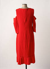 Robe mi-longue rouge PAUL BRIAL pour femme seconde vue