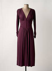 Robe longue violet PAUL BRIAL pour femme seconde vue