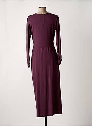 Robe longue violet PAUL BRIAL femme