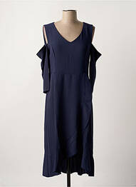 Robe mi-longue bleu PAUL BRIAL femme