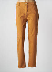 Pantalon slim orange PAUL BRIAL pour femme seconde vue