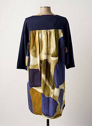 Robe mi-longue bleu G!OZE femme