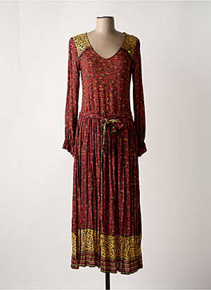 Robe longue jaune PAUL BRIAL femme