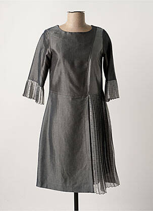 Robe mi-longue gris PAUL BRIAL femme