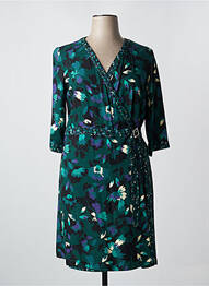 Robe mi-longue vert PAUL BRIAL femme