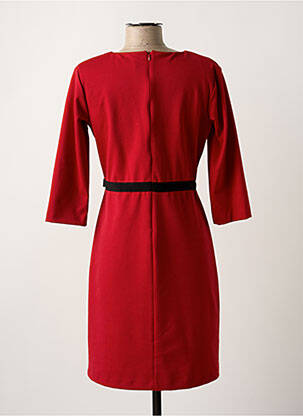 Robe mi-longue rouge PAUL BRIAL femme