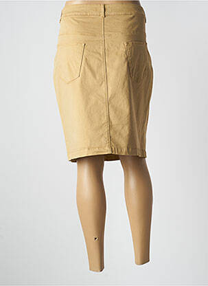 Jupe mi-longue marron PAUL BRIAL femme