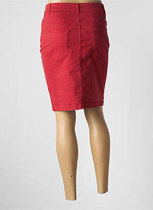 Jupe mi-longue rouge PAUL BRIAL femme