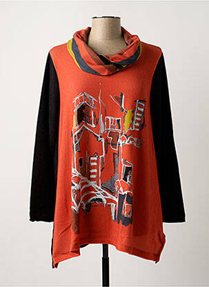 Pull orange G!OZE femme