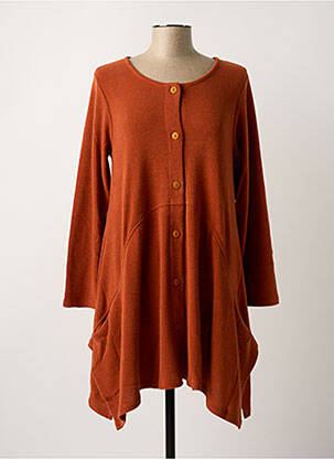 Gilet manches longues rouge G!OZE femme