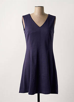 Robe mi-longue violet PAUL BRIAL femme
