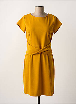 Robe mi-longue or PAUL BRIAL femme