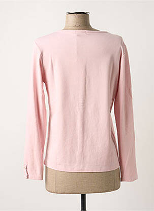 Gilet manches longues rose PAUL BRIAL femme