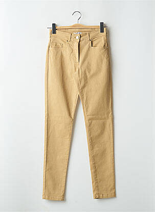 Pantalon slim marron PAUL BRIAL femme