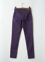 Pantalon slim violet PAUL BRIAL pour femme seconde vue