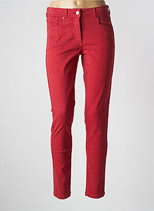 Pantalon slim rouge PAUL BRIAL femme