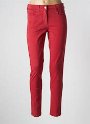 Pantalon slim rouge PAUL BRIAL pour femme seconde vue