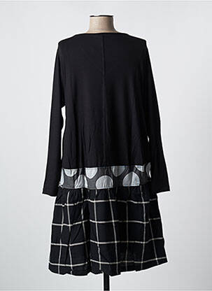 Robe mi-longue noir G!OZE femme