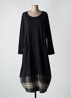 Robe longue noir G!OZE femme