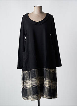 Robe longue noir G!OZE femme
