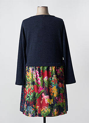 Robe mi-longue bleu MALOKA femme