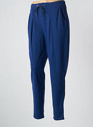 Pantalon droit bleu MALOKA femme