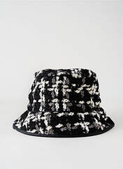 Chapeau noir MALOKA pour femme seconde vue