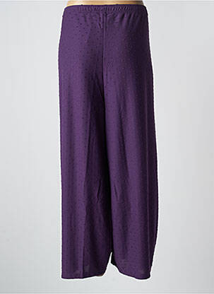 Pantalon droit violet G!OZE femme