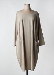 Robe longue taupe G!OZE pour femme seconde vue