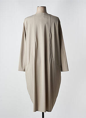 Robe longue taupe G!OZE femme