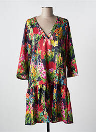Robe mi-longue bleu MALOKA femme