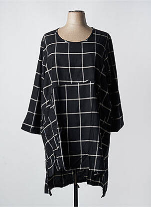 Robe mi-longue noir G!OZE femme