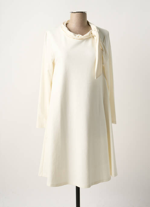 Robe mi-longue blanc PAUL BRIAL pour femme