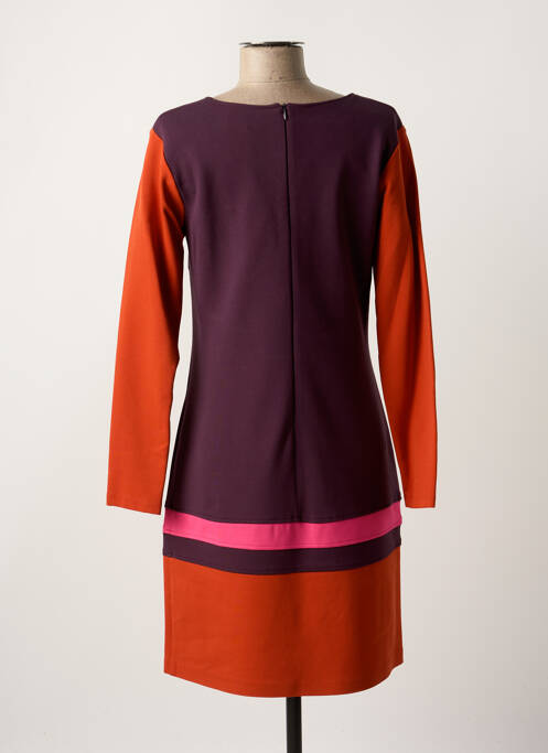 Robe mi-longue violet PAUL BRIAL pour femme