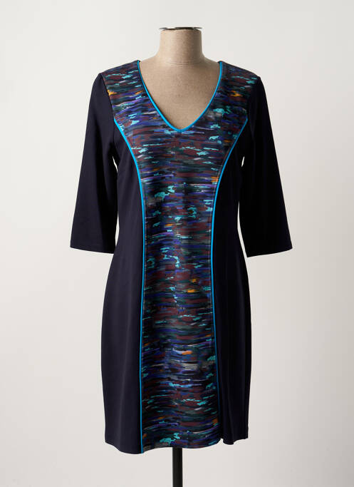 Robe mi-longue bleu PAUL BRIAL pour femme