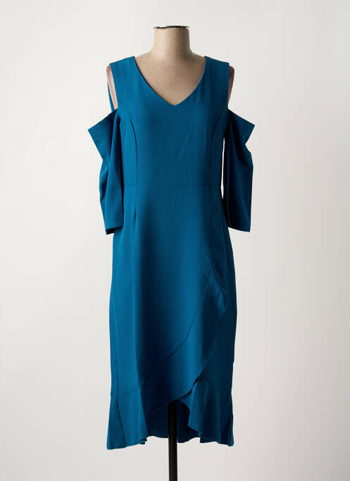 Robe mi-longue bleu PAUL BRIAL pour femme