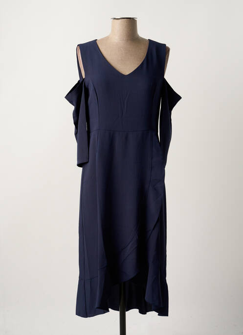 Robe mi-longue bleu PAUL BRIAL pour femme