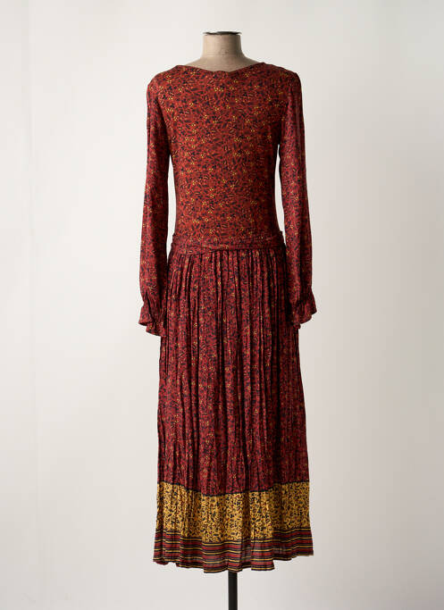 Robe longue jaune PAUL BRIAL pour femme