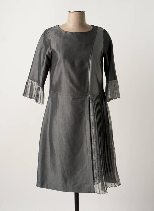 Robe mi-longue gris PAUL BRIAL pour femme