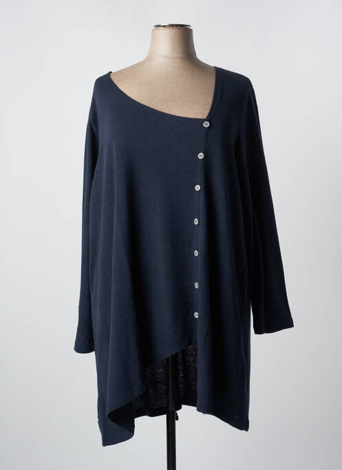 Pull tunique bleu G!OZE pour femme