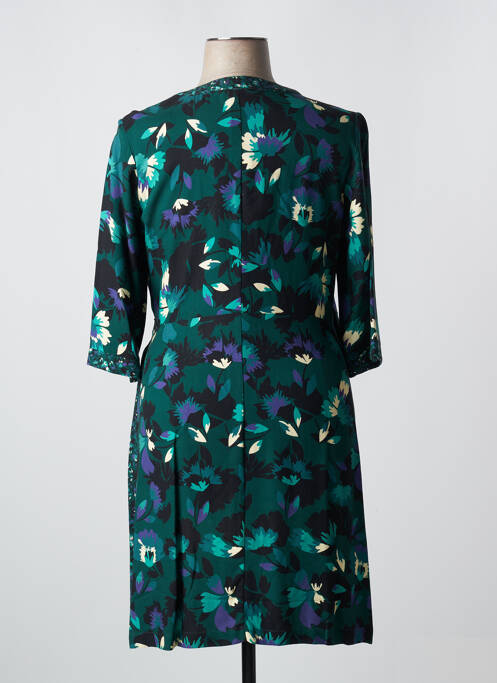 Robe mi-longue vert PAUL BRIAL pour femme