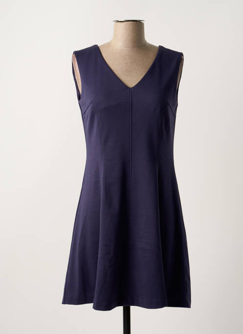 Robe mi-longue violet PAUL BRIAL pour femme